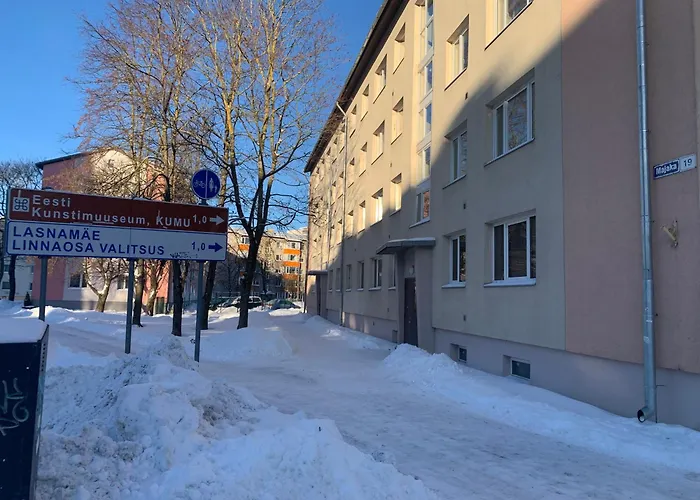 Dikol Two-room Apartment-self Check-in & Free Parking Near Center Tallin