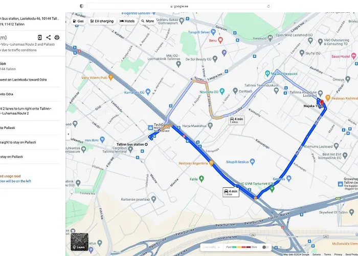 Dikol Two-room Apartment-self Check-in & Free Parking Near Center 탈린